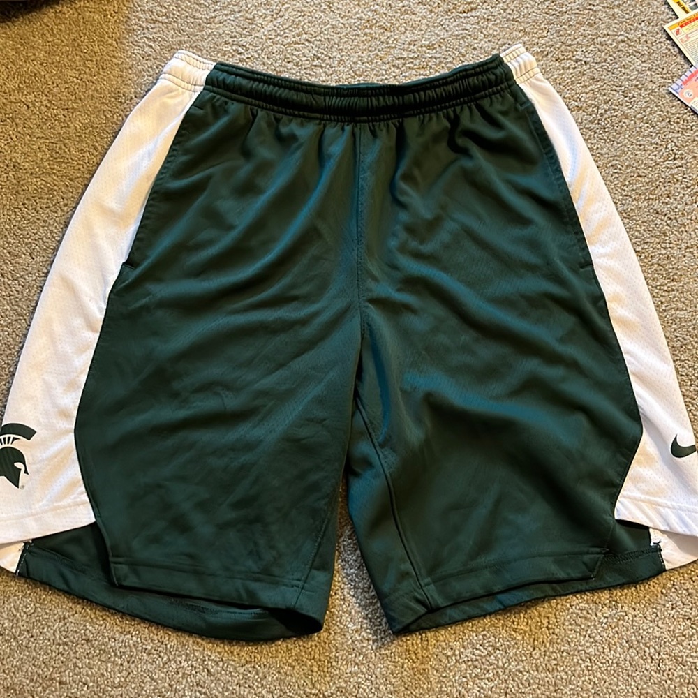 Men Michigan state Nike athletic shorts